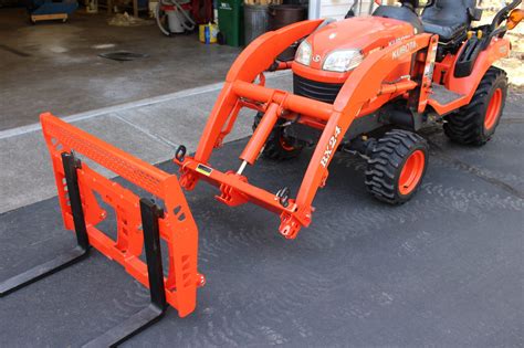 kubota skid steer pallet forks|forklift forks for kubota tractor.